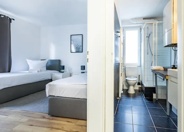 6 Gaeste - Familienfreundlich - Zentral - Kostenloser Parkplatz Apartament