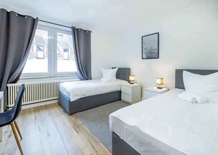 6 Gaeste - Familienfreundlich - Zentral - Kostenloser Parkplatz Apartament Bielefeld